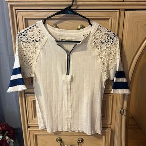 Free People Baseball Tee